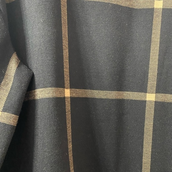 NWT AT Factory Windowpane Plaid Mockneck Long Sleeve - Picture 4 of 5